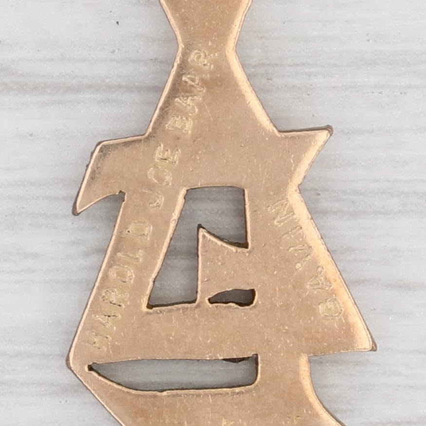 Gray Delta Epsilon Key Fob Greek Society Charm