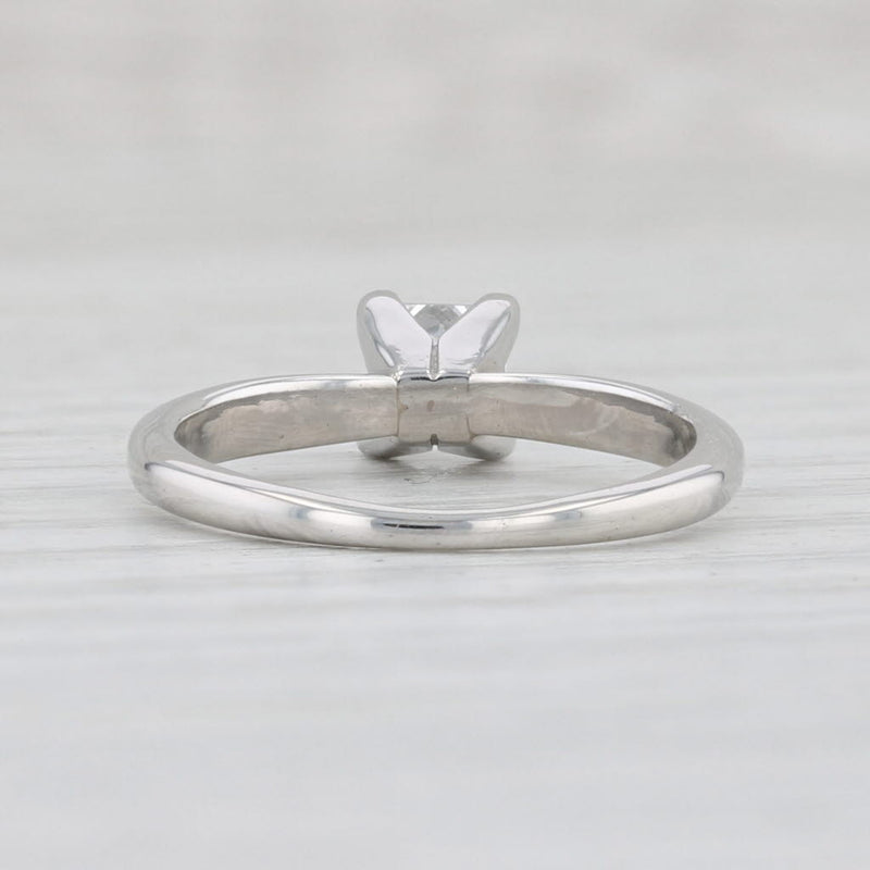.53ct VVS D Diamond Solitaire Engagement Ring 950 Platinum Size 5 Square Cut GIA