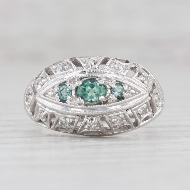 925 silver ring with green color 7x9mm Hydrothermal Columbia Emerald and  white Moissanite classic Ring Ring Band For Women - AliExpress