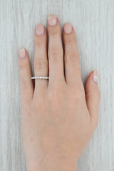 Gray New 1.60ctw Diamond Eternity Ring 18k White Gold Stackable Band Sz 6.75 Wedding