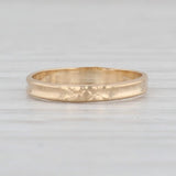 Antique Keepsake Floral Baby Ring 10k Yellow Gold Small Baby Size