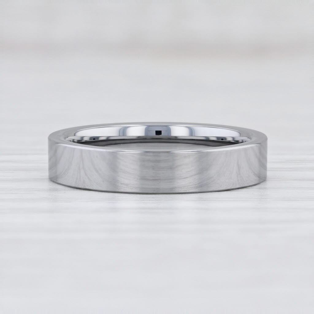 Light Gray New Tungsten Ring Wedding Band Size 7