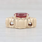 Vintage Richard Klein 2.35ct Lab Created Alexandrite Slide Charm 14k Yellow Gold