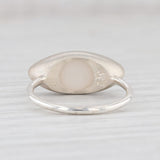 New Nina Nguyen Ring White Sand Druzy Quartz Sterling Silver Size 7 Statement