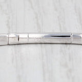 Light Gray New 1.66ctw Diamond Bangle Bracelet 14k White Gold 6.75" 3.3mm Stackable