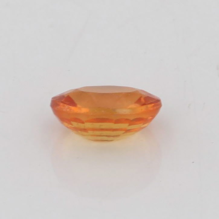 New .48ct 5 x 4 mm Natural Orange Sapphire Oval Solitaire Loose Gemstone