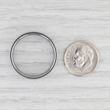 New Polished Tungsten Carbide Ring Wedding Band Size 10.5 Stackable