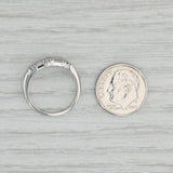 Vintage 0.50ctw VS2 Diamond Wedding Ring Platinum Size 5.75 Band Anniversary