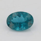 Light Gray New 6.14ct 13.9 x 10 mm Natural Teal Apatite Oval Solitaire Loose Gemstone