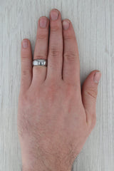 Dark Gray New Tungsten Carbide Ring Size 7.5 Wedding Band 8mm
