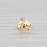 New 0.32ctw Diamond Solitaire Stud Earrings 14k Yellow Gold April Birthstone