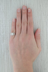 Dark Gray 0.72ctw Diamond Art Deco Engagement Ring 900 Platinum Size 5.75 Round Center