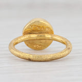 Light Gray New Nina Nguyen Amethyst Druzy Ring Size 7 Sterling 22k Gold Vermeil Solitaire