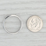 Light Gray 1.05ctw Diamond Wedding Band 950 Platinum Stackable Ring Size 7 Anniversary