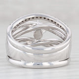1.02ctw Diamond Ring 14k White Gold Size 6.5 Engagement Cocktail GIA Card