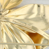 Tan Tiffany 0.42ct VS2 Diamond Flower Brooch 14k Gold Designer Statement Pin