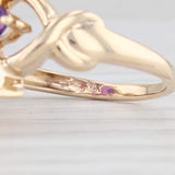 3ctw Amethyst Flower Ring 14k Yellow Gold Size 8.5 Cluster Cocktail