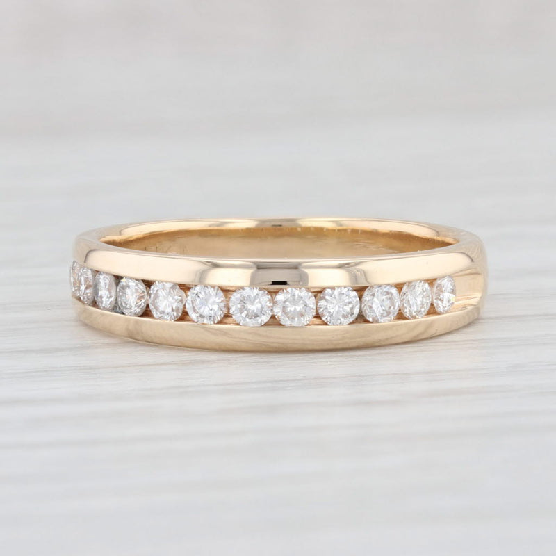 0.50ctw Diamond Ring 14k Yellow Gold Size 8.75 Wedding Band