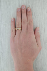 Dark Gray 0.50ctw Diamond Engagement Ring 14k Yellow Gold Size 8.25Trillion Marquise