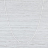 Light Gray New Round Cable Chain Necklace 925 Sterling Silver 18" 1.3mm Italian