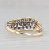 0.50ctw VS2 Diamond Cluster Ring 14k Yellow Gold Size 7