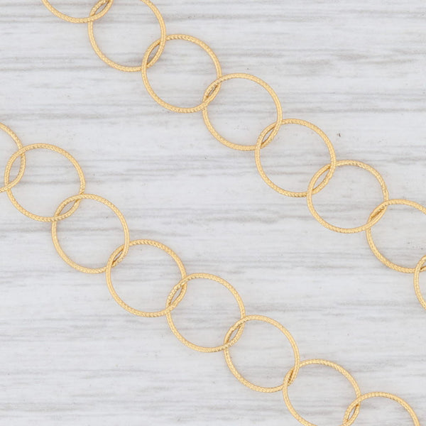 Light Gray New Nina Nguyen Turquoise Pendant Necklace 20" Sterling 22k Gold Vermeil