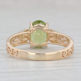 1.60ct Oval Peridot Solitaire Ring 14k Yellow Gold Size 8.25 August Birthstone