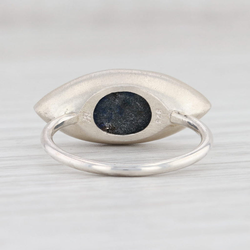 New Nina Nguyen Ring Druzy Amethyst Sterling Silver Statement Size 7