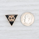 Phi Delta Chi Badge 14k Gold Pearls Garnets Pharmacy Fraternity Pin