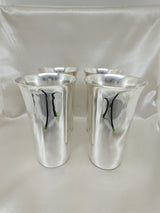 Dark Gray Set of 4 Mint Julip Cups Sterling P709 International Silver 5.25" Drinkware