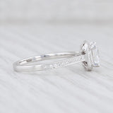 Light Gray New Beverley K Semi Mount Diamond Halo Engagement Ring 14k Gold Sz 6.5 Princess