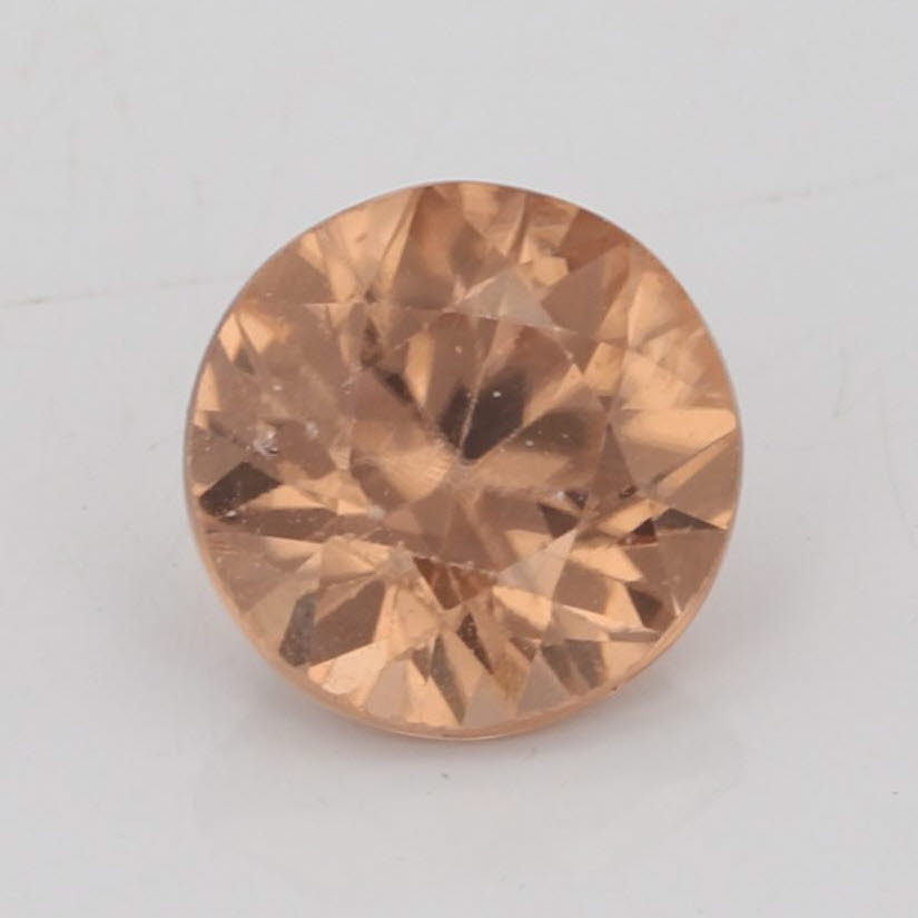 Sienna New 6.9 x 7 mm 2.04ct Natural Orange Brown Zircon Oval Solitaire Loose Gemstone