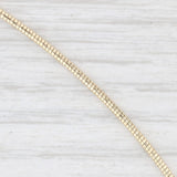 Snake Chain Necklace 18k Yellow Gold 16.5” 1.4mm Milor Italy