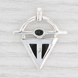 New Onyx Statement Pendant 925 Sterling Silver Oval Solitaire B12669