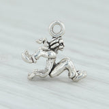 12 Days of Christmas Leaping Lord Charm Sterling Silver 3D Figural Holiday