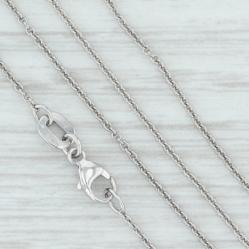 Spoo-Design | 1,1mm link chain, silver chain in 43 or 45+5cm length | 925  silver necklaces