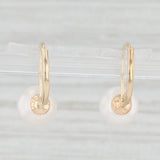 Freshwater Cultured Pearl Drop Earrings 14k Yellow Gold Pierced Leverbacks