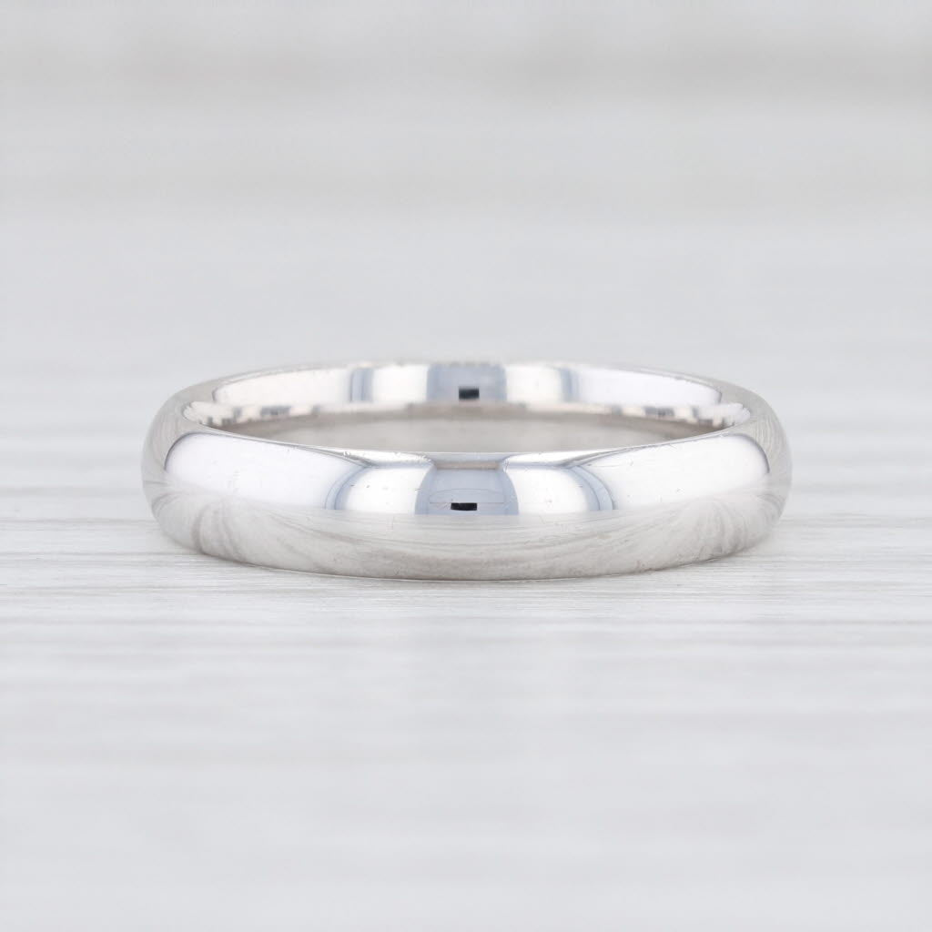 Light Gray New Sterling Silver Ring Wedding Band Size 7 Stackable