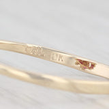 Light Gray 0.45ctw Ruby Diamond Tiered Flower Ring 10k Yellow Gold July Birthstone Size 6.5
