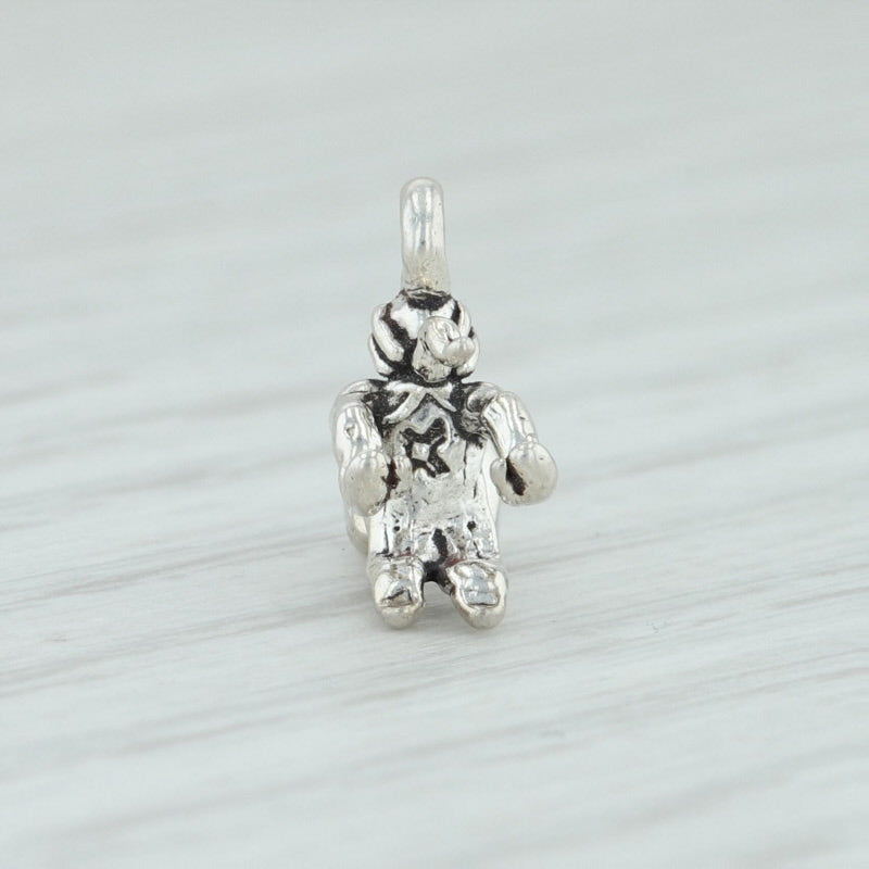 12 Days of Christmas Leaping Lord Charm Sterling Silver 3D Figural Holiday