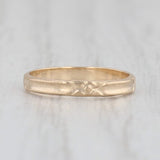 Antique Keepsake Floral Baby Ring 10k Yellow Gold Small Baby Size
