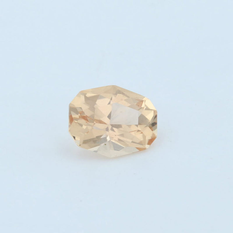 New 1.56ct 8 x 6.5mm Natural Orange Topaz Modified Oval Cut Loose Gemstone