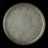 Dim Gray Tiffany & Co Floral Cake Plate Sterling Silver 18793A 5998 Monogrammed 10.75"