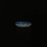 Black 3ct Blue Opal Doublet Loose Gemstone 12 x 10mm Oval Solitaire Jewelry Making