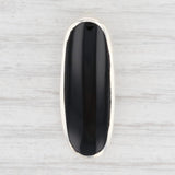 Light Gray New Onyx Drop Pendant Sterling Silver 925 Oval Solitaire