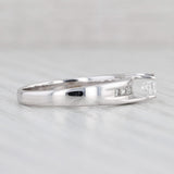 0.51ctw Princess Diamond Engagement Ring 14k White Gold Size 7