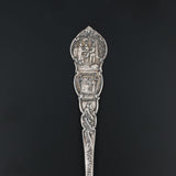 Dark Slate Gray Philadelphia Pennsylvania Souvenir Spoon Sterling Silver Independence Hall