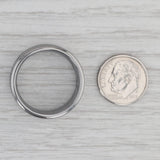 Gray New Beveled Tungsten Carbide Ring Men's Wedding Band Size 11