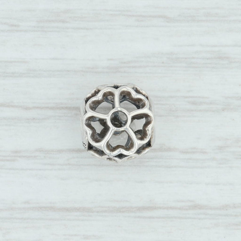 New Authentic Pandora Primrose Flower Charm 791489 Sterling Silver Bead