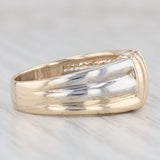Light Gray 0.36ctw Diamond Baguette Ring 14k Yellow White Gold Size 7